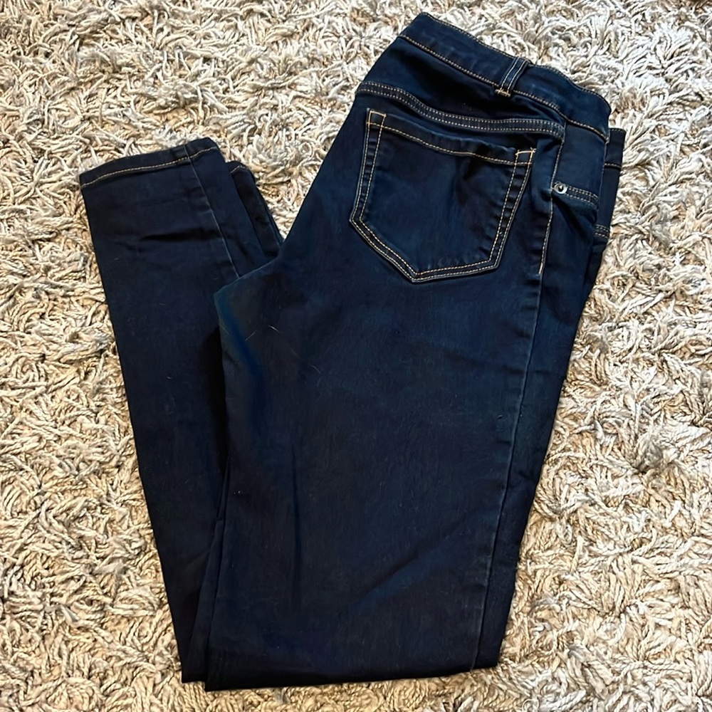 Liz Lange Maternity Jeans, Dark Wash, Skinny, Small